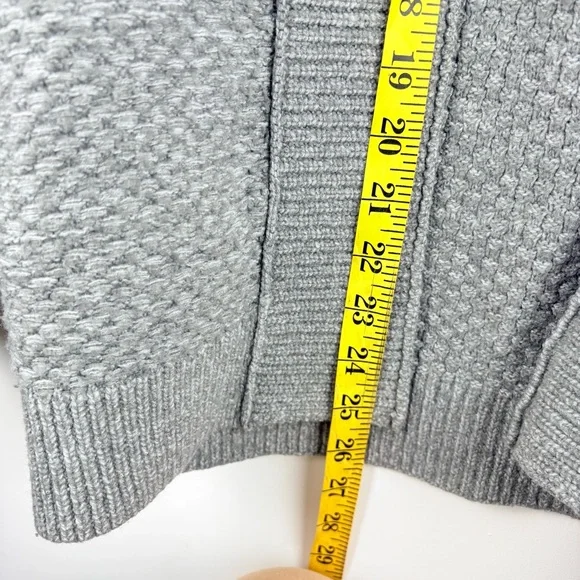 Abercrombie & Fitch Women’s Open Front Cardigan Sweater Gray XS Preppy Comfy - Picture 7 of 7